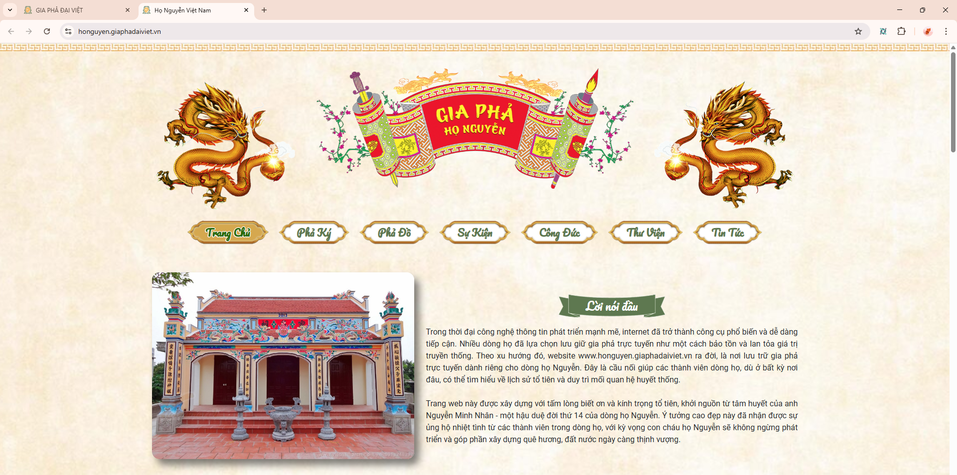 website gia pha