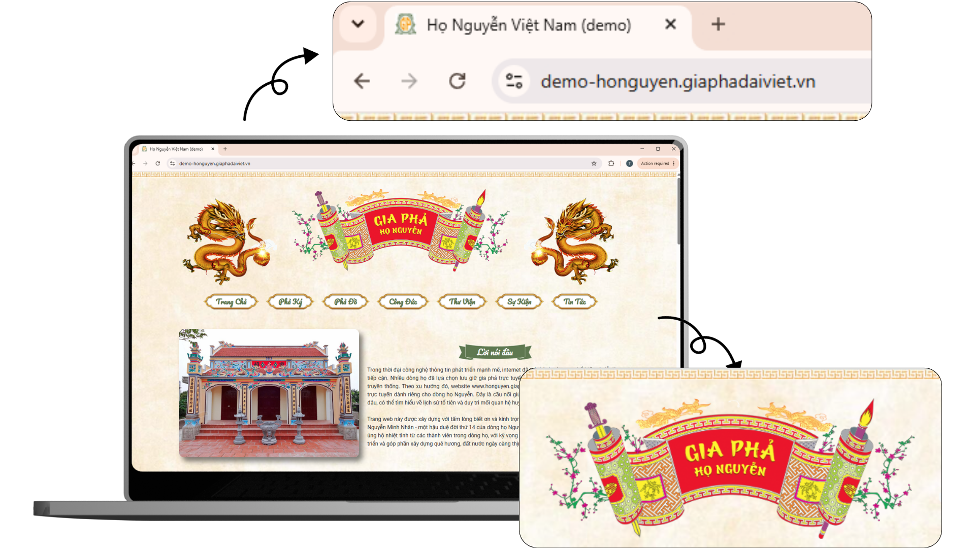 Website Gia Phả Dòng Họ