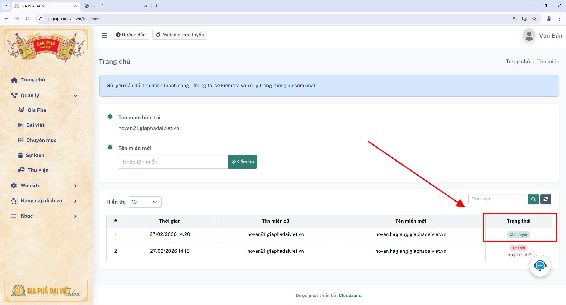 Hướng Dẫn Sử Dụng Dịch Vụ Website Gia Phả Đại Việt 2026 23 Tạo gia phả với phần mềm gia phả đại việt