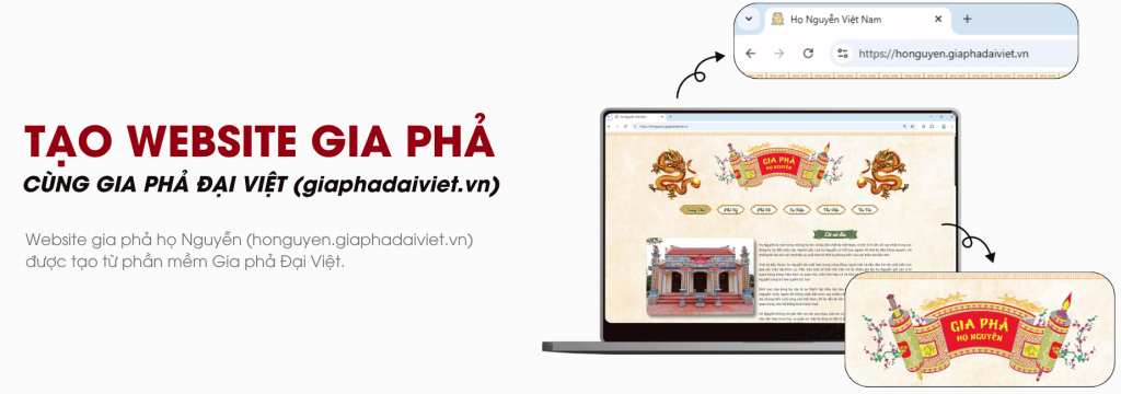 Tạo website gia phả miễn phí