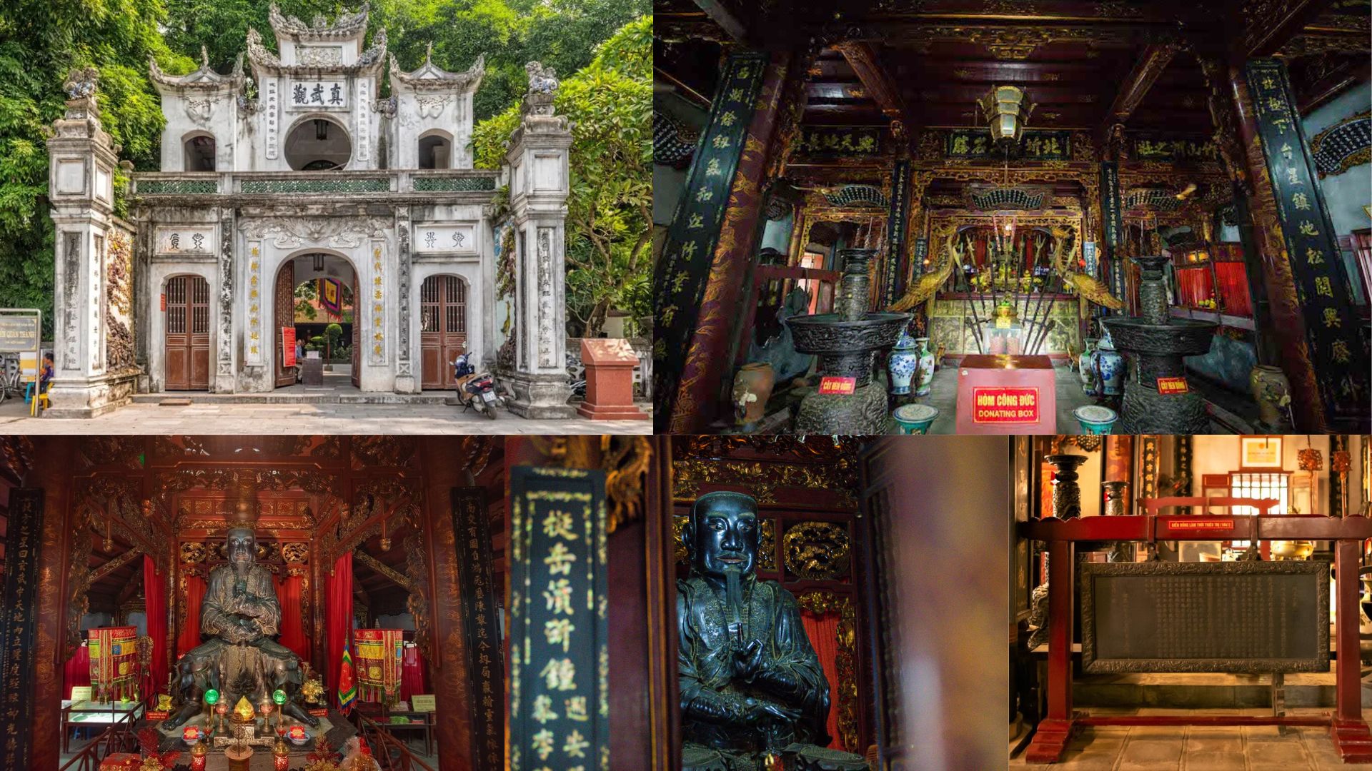 Quan Thanh Tran Vu Quan Tho Huyen Thien Tran Vu mot trong Thang Long Tu tran nam o Ha Noi