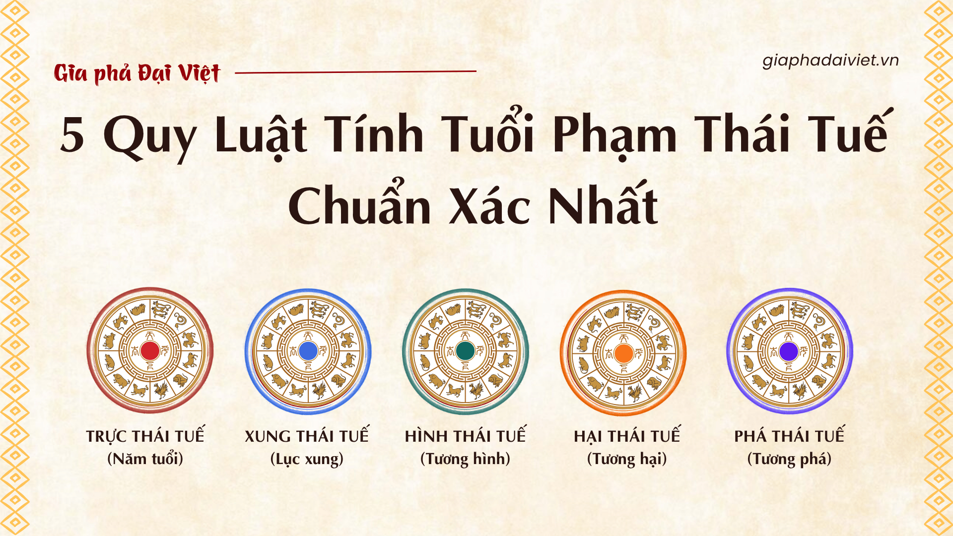 5 Quy Luật Tính Tuổi Phạm Thái Tuế Chuẩn Xác Nhất