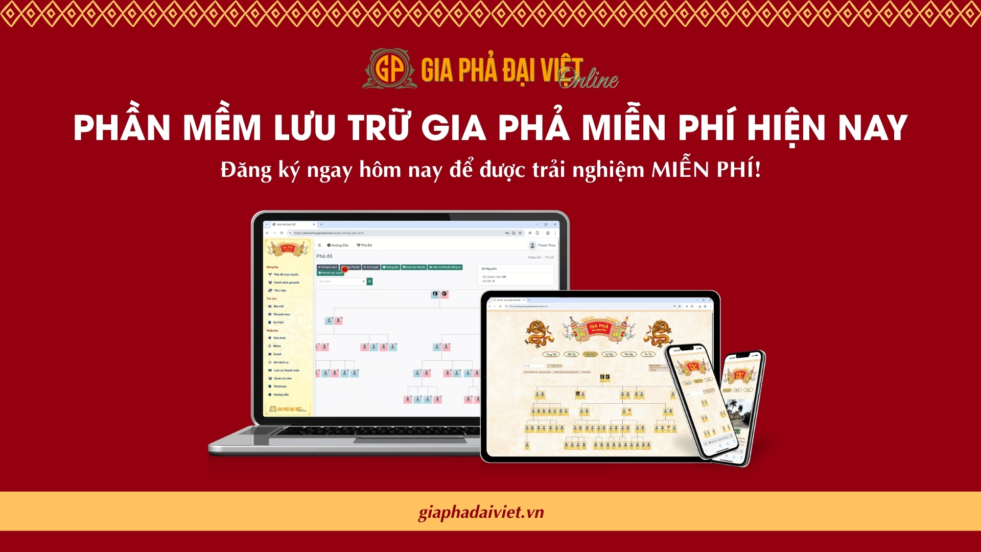 Phan Mem Luu Tru Gia Pha Mien Phi Hien Nay