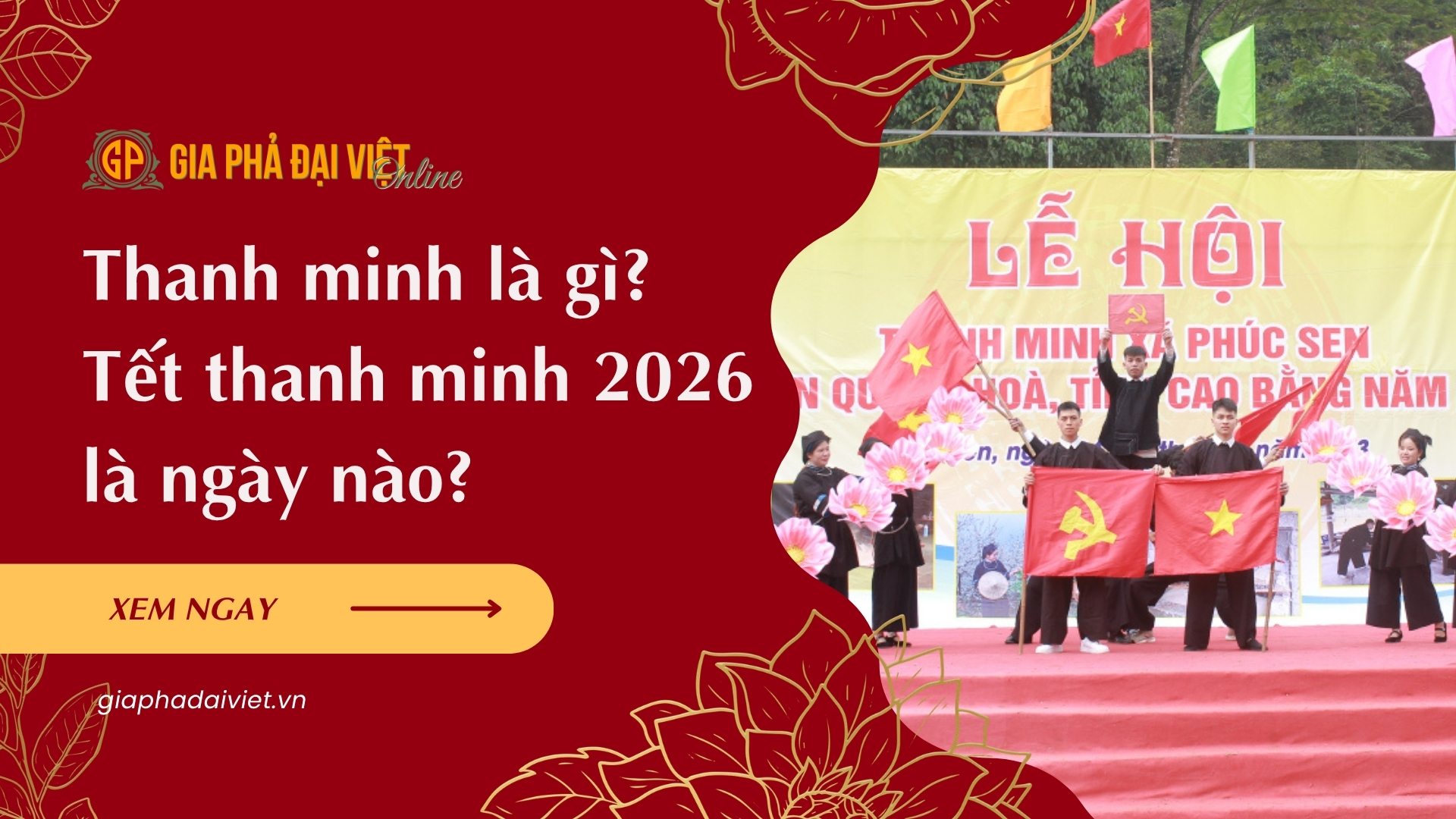 Thanh minh la gi Tet thanh minh 2026 la ngay nao