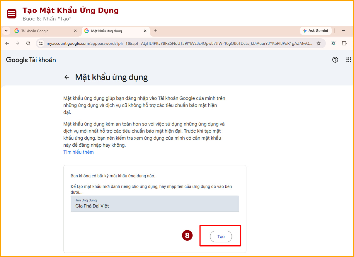 buoc 08 tao mat khau ung dung 09