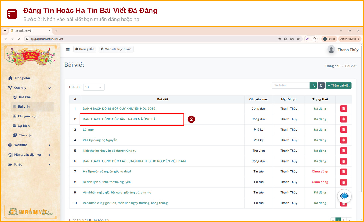 dang tin hoac ha tin bai viet da dang buoc 2