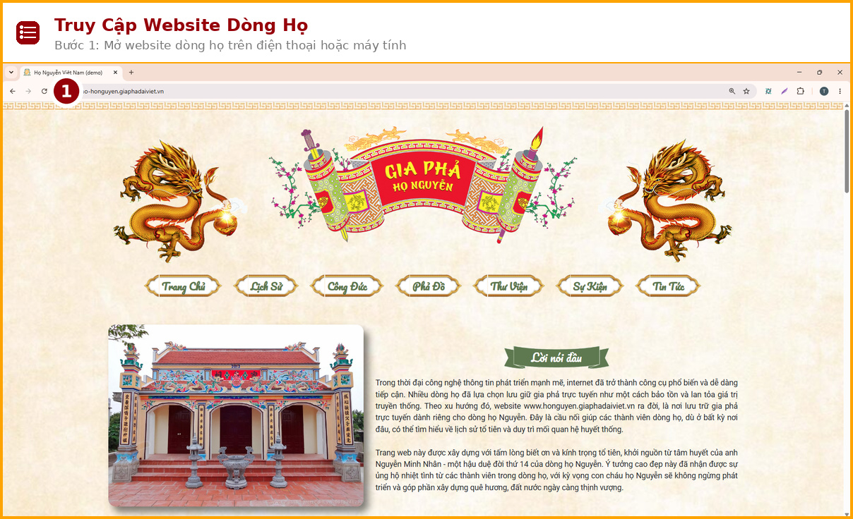 sukien buoc 01 truy cap website dong ho