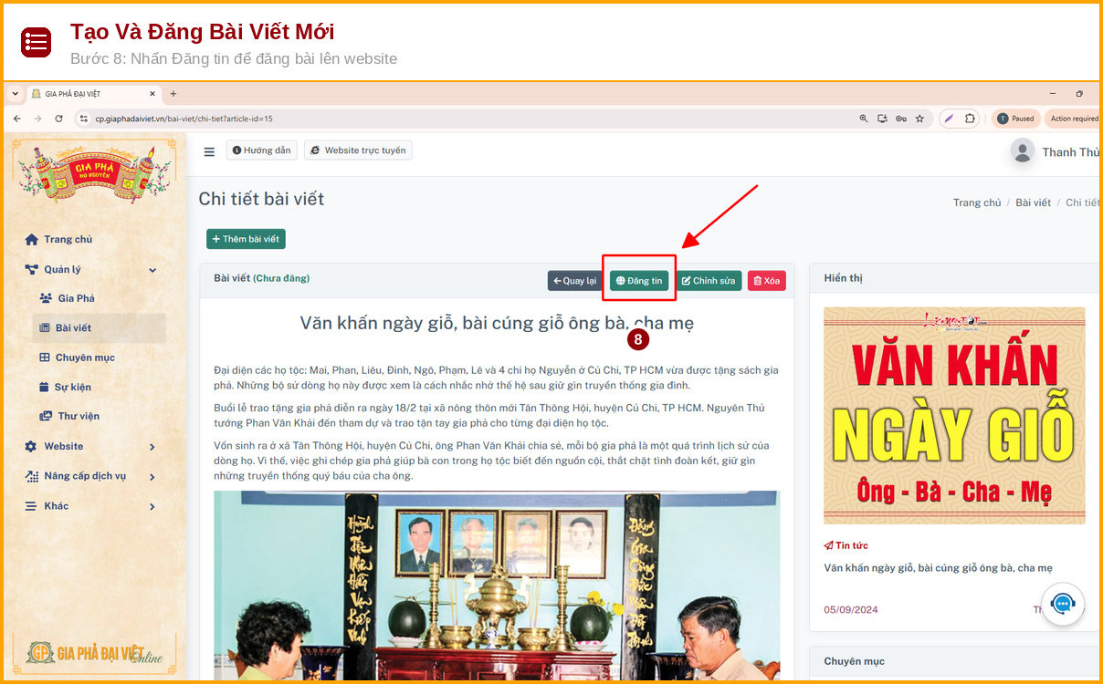 tao va dang bai viet moi buoc 8