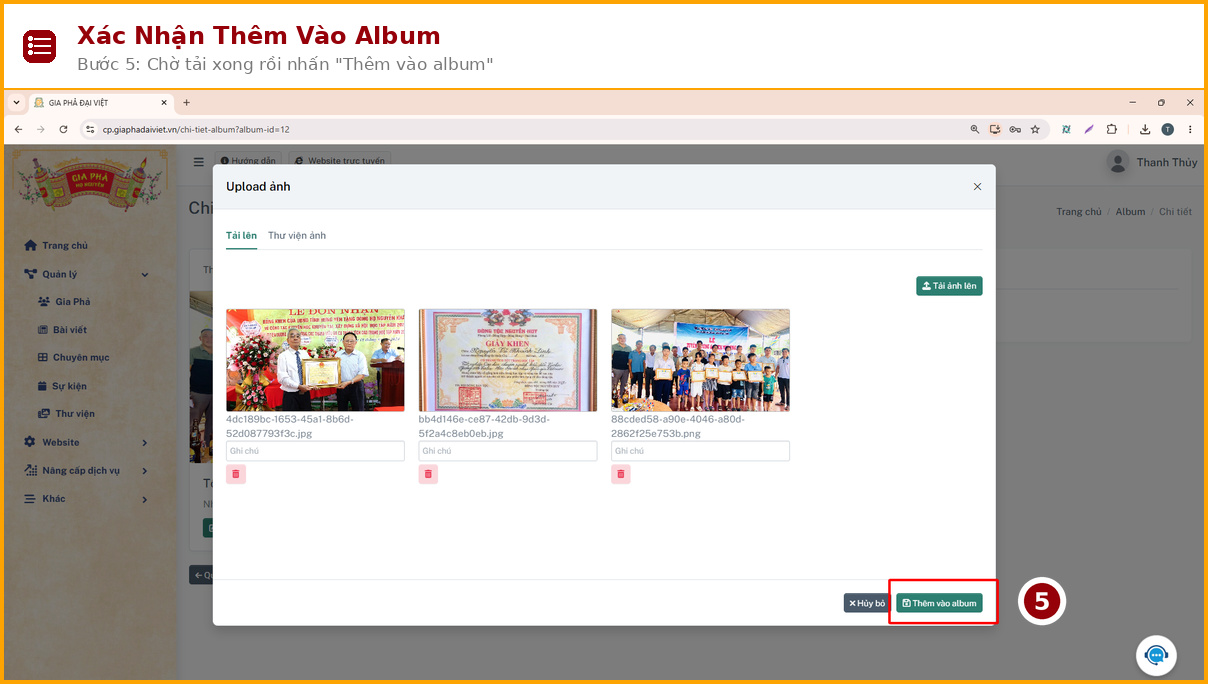 them anh buoc 05 xac nhan them vao album