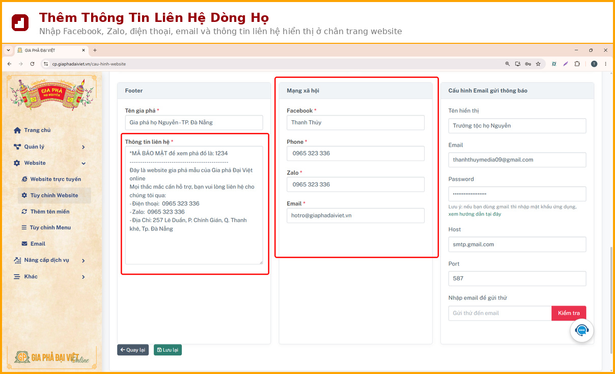 them thong tin lien he dong ho