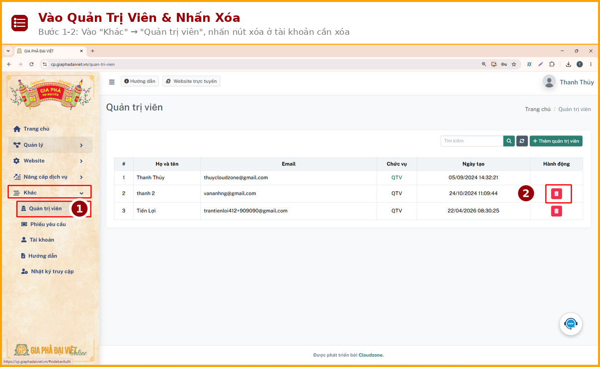 xoa qtv buoc 01 02 vao qtv va nhan