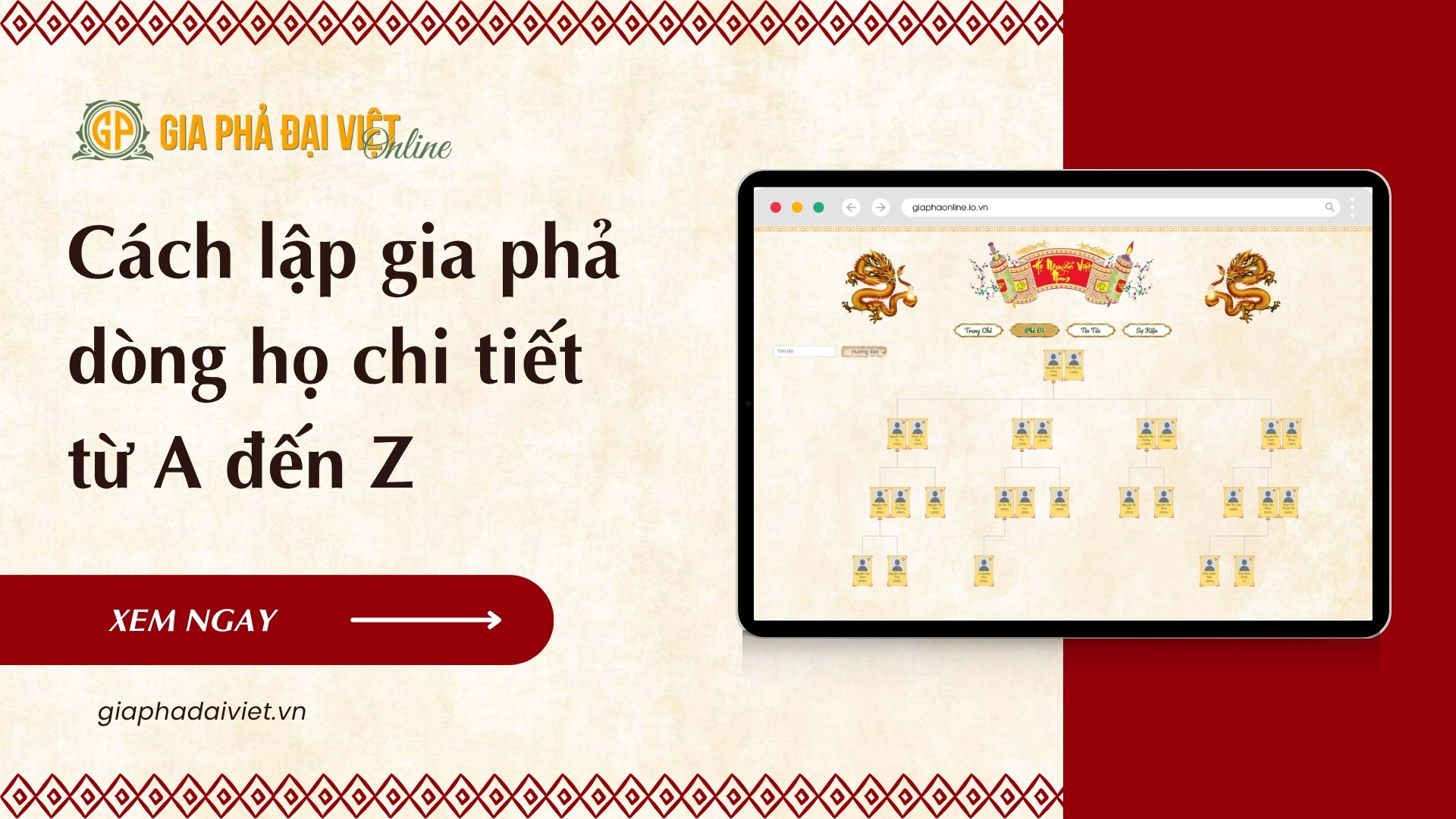 Cach lap gia pha dong ho chi tiet tu A den Z