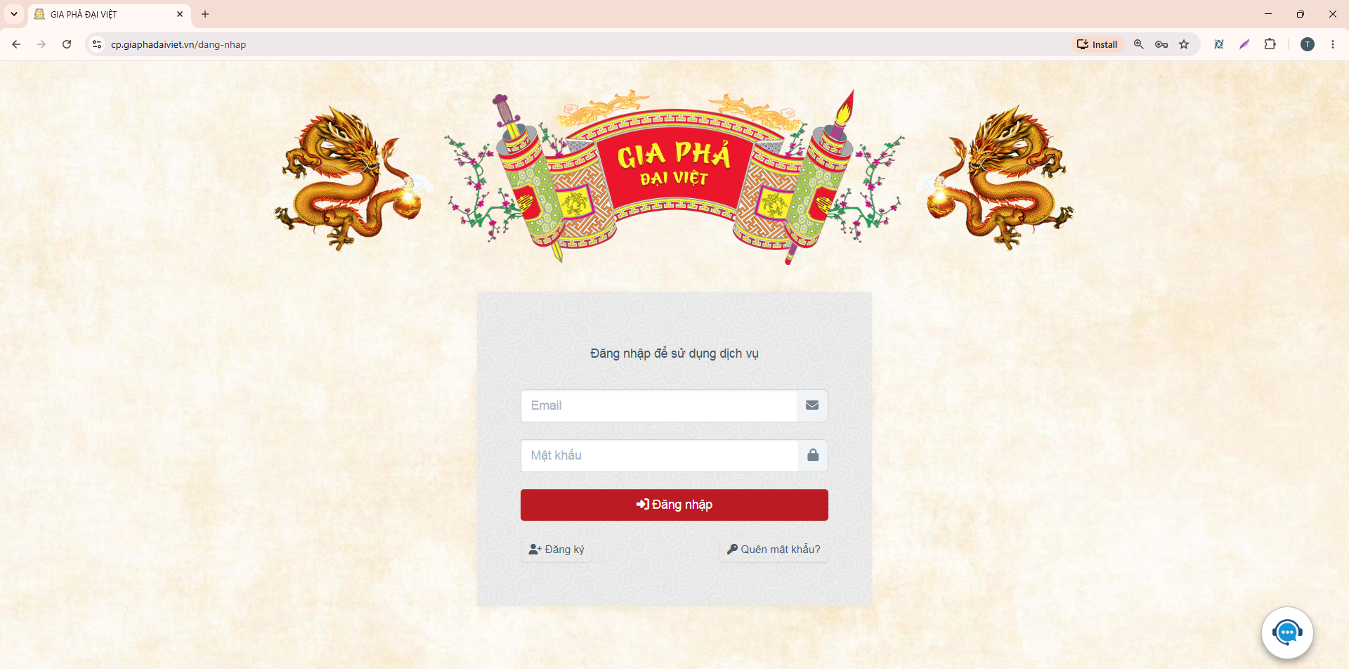 Hướng Dẫn Tạo Cây Gia Phả Online Với 8 Bước 2 GIA PHA DAI VIET