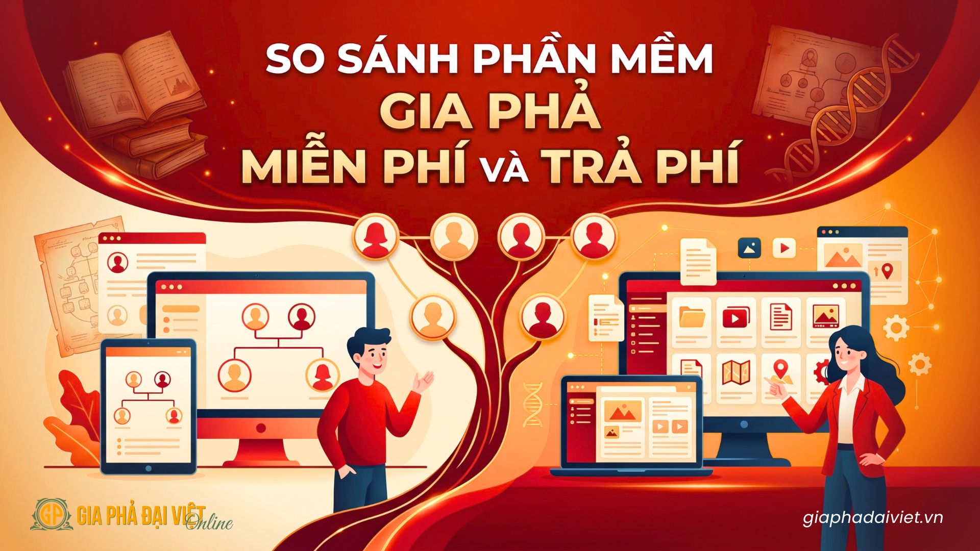 _So Sánh Phần Mềm Gia Phả Miễn Phí Và Trả Phí