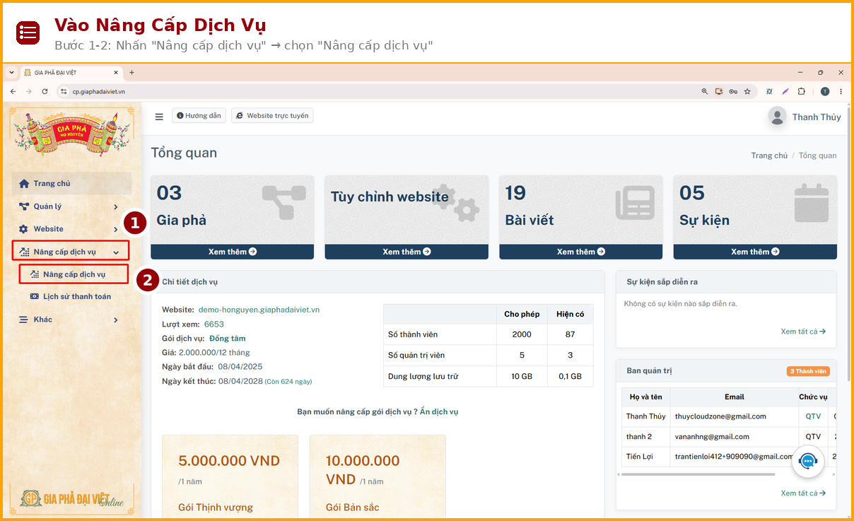 nang cap buoc 01 02 vao nang cap dich vu