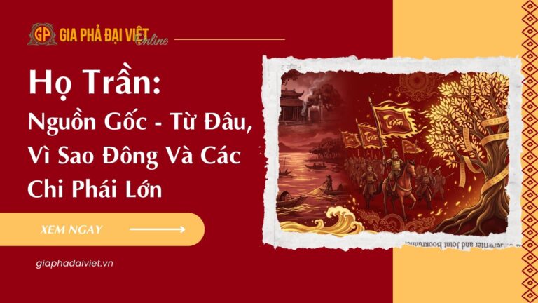 Nguồn Gốc Họ Trần: Từ Đâu, Vì Sao Đông Và Các Chi Phái Lớn