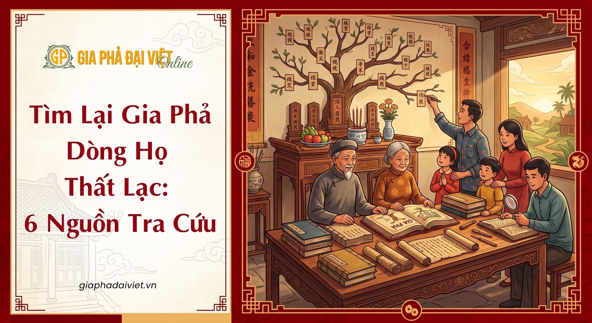 tìm lại gia phả dòng họ